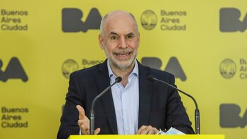 Horacio Rodríguez Larreta enojado