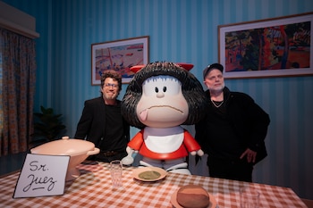 Imagen complementaria de En fotos: la presentación de Mafalda Inmersiva reunió a famosos, artistas y escritores