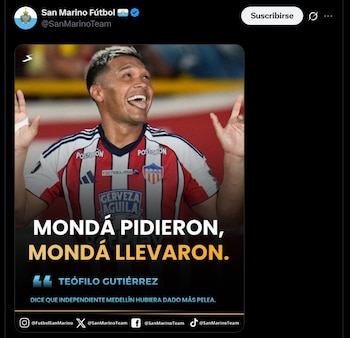 Meme - crédito @SanMarinoTeam/X