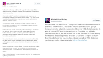 Alirio Uribe Muñoz y Mafe