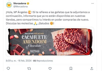 Galletas de cacahuetes y chocolate