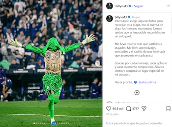 La conmovedora despedida de Guillermo Viscarra de Alianza Lima.