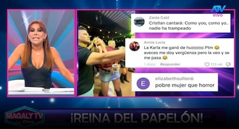 Magaly Medina após vídeo de Karla Tarazona: