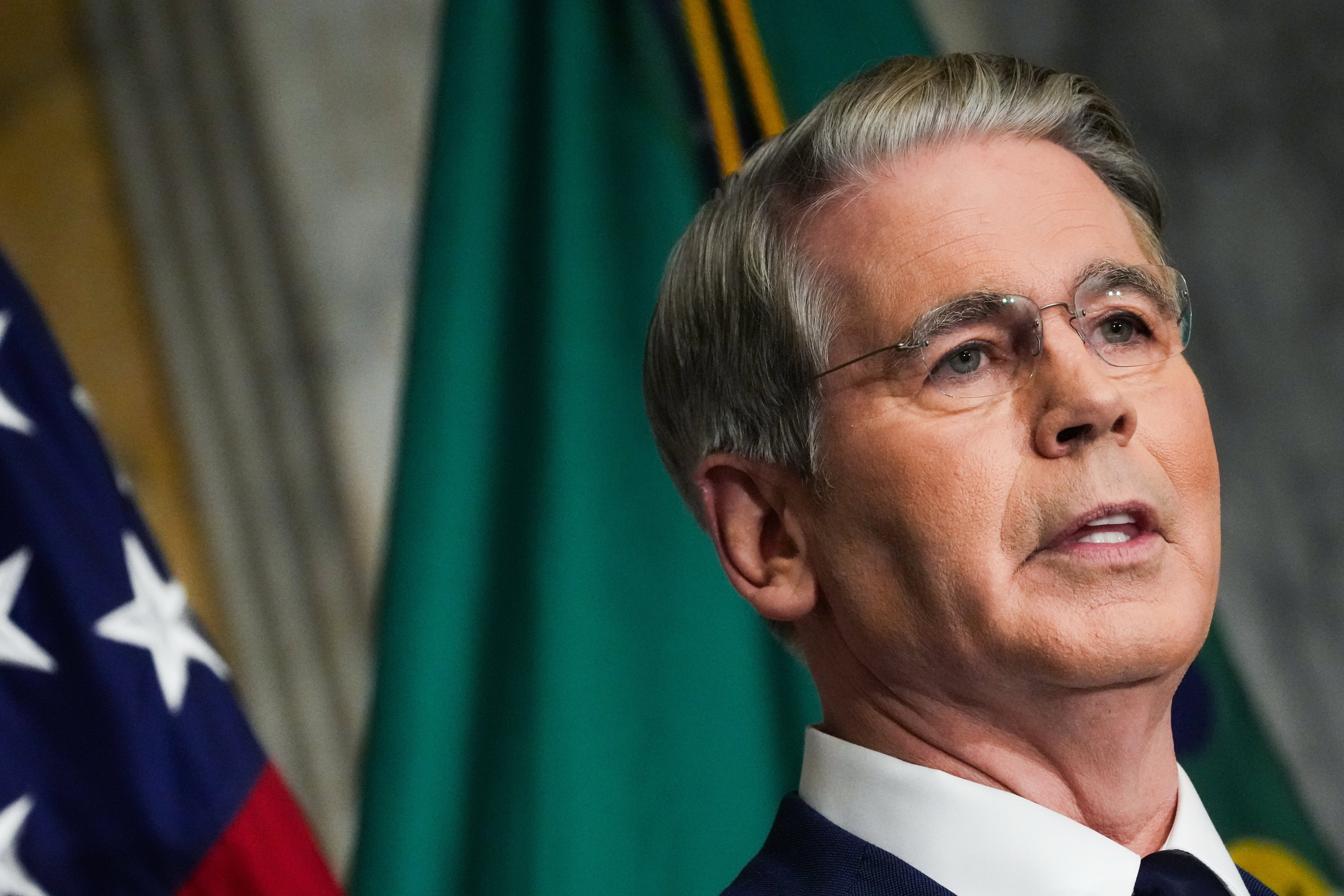 El secretario del Tesoro de Estados Unidos, Scott Bessent (AP Foto/Julia Demaree Nikhinson)