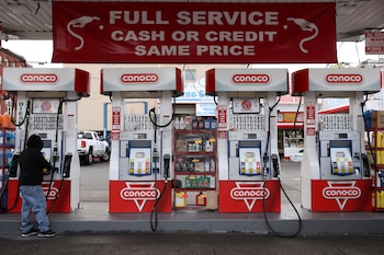 Estación de combustible en Brooklyn, New York (Reuters)