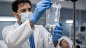 Retiran solución salina utilizada en hospitales por posible contaminación con partículas de fibra de vidrio: estos son los lotes afectados