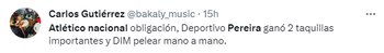 Atlético Nacional es cuestionado por