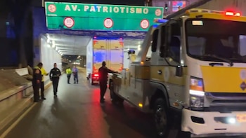 Camión de carga se queda