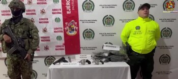 El operativo militar en vereda Saladitos de Betulia dejó tres presuntos miembros del Clan del Golfo muertos, incluido alias Indio Caizamo - crédito captura pantalla/Ejército Nacional