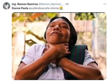 Cancelan con MEMES a Danna Paola. Foto: X