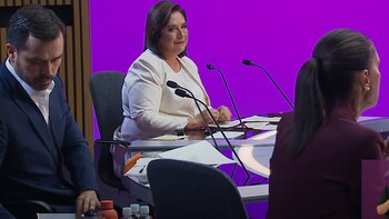 Primer debate presidencial
Captura:
YT/INE