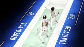 El esgrimista mexicano ganaba con