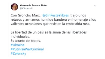 Tuit de la vecina de