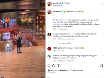 La reacción de Zahie Téllez