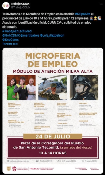 La La Secretaría de Trabajo