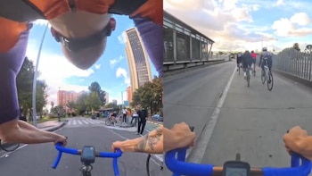 Denuncian “piques” de ciclistas sobre calzadas de Transmilenio y corredores viales de Bogotá: “Enfermos de ‘likes’”