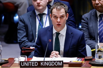 El secretario de Estado británico para Oriente Medio, Hamish Falconer. (REUTERS/ARCHIVO)