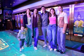 Mica Viciconte junto a Fabián