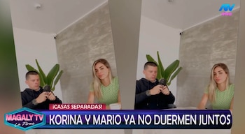 Magaly TV muestra que Korina y Mario Hart ya no comparten techo. Captura: Magaly TV La Firme.