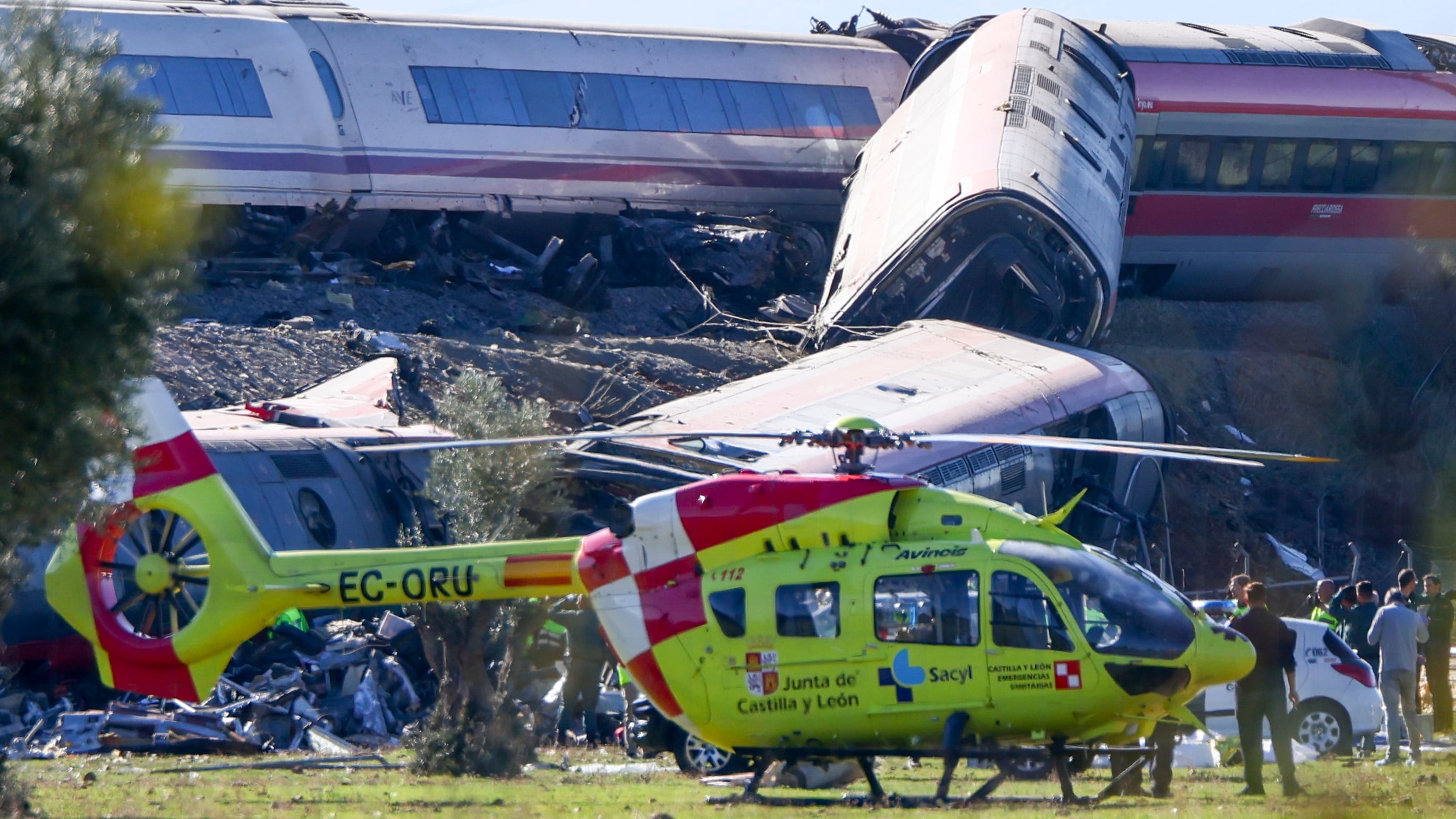 El accidente de trenes en Toledo, en imágenes