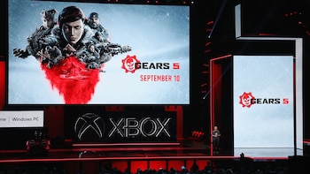 Gears of War 5 fue otro de los juegos anunciados (AFP)