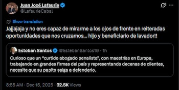 Cruce de palabras en X