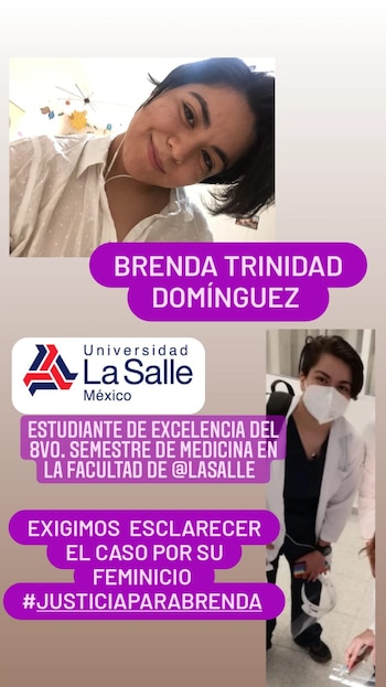 La joven de 24 años