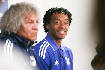 Presentación Juan Guillermo Cuadrado en Millonarios