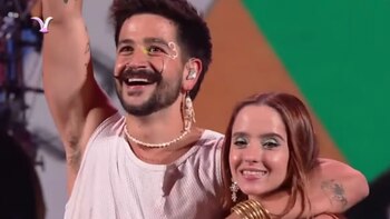 Camilo y Evaluna se presentaron