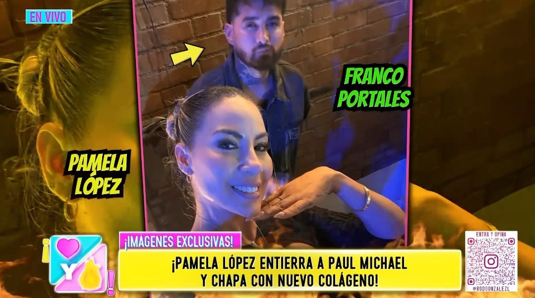 Pamela López y Franco Portales: captan discusión durante su cita y luego terminan a los besos. Captura: Amor y fuego.
