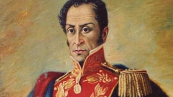 Pintura de Simón Bolívar (Archivo)