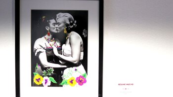 Fotografía de la obra "Besame