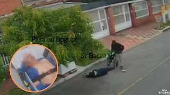 Video|Ladrón atacó por la espalda a guarda de seguridad en Fontibón, le robó su bicicleta y celular