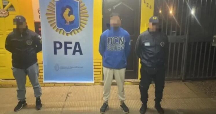 El sospechoso fue atrapado cuando circulaba en bicicleta