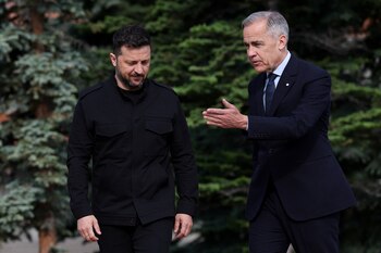 Zelensky agradeció el apoyo del