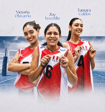 Zoe Koechlin es una de las tres jugadoras de Regatas Lima que formaron parte de la selección peruana en la Copa Panamericana Sub 17 de vóley.