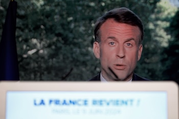 Macron espera que los franceses tomen la “decisión correcta”, tras convocar elecciones anticipadas (REUTERS/Sarah Meyssonnier)