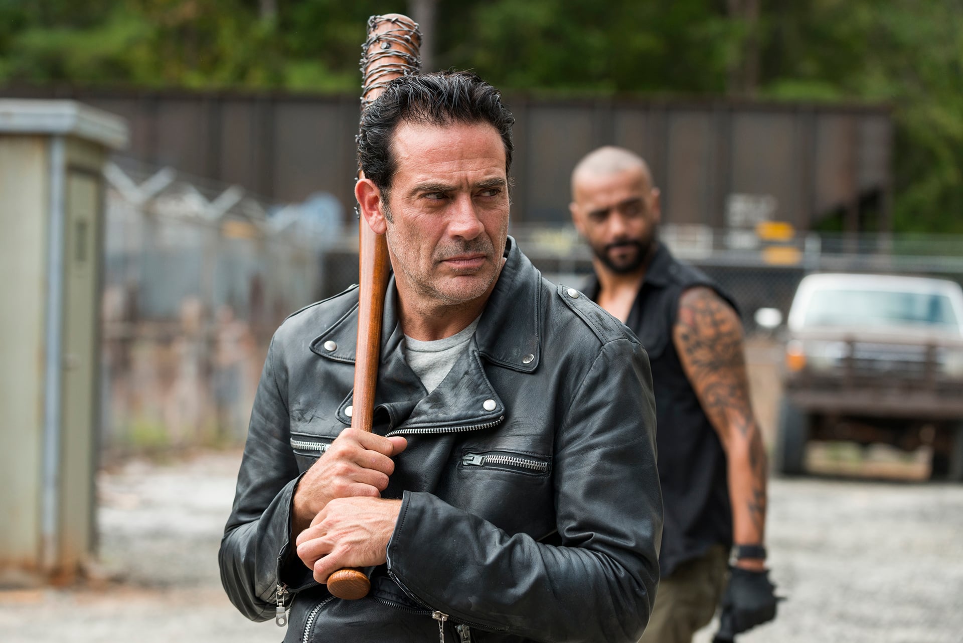Jeffrey Dean Morgan interpretando a Negan en The Walking Dead (Photo Credit: Gene Page/AMC)