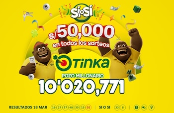 Números ganadores de La Tinka hoy miércoles 18 de marzo: revisa si eres uno de los afortunados. Captura: América TV.