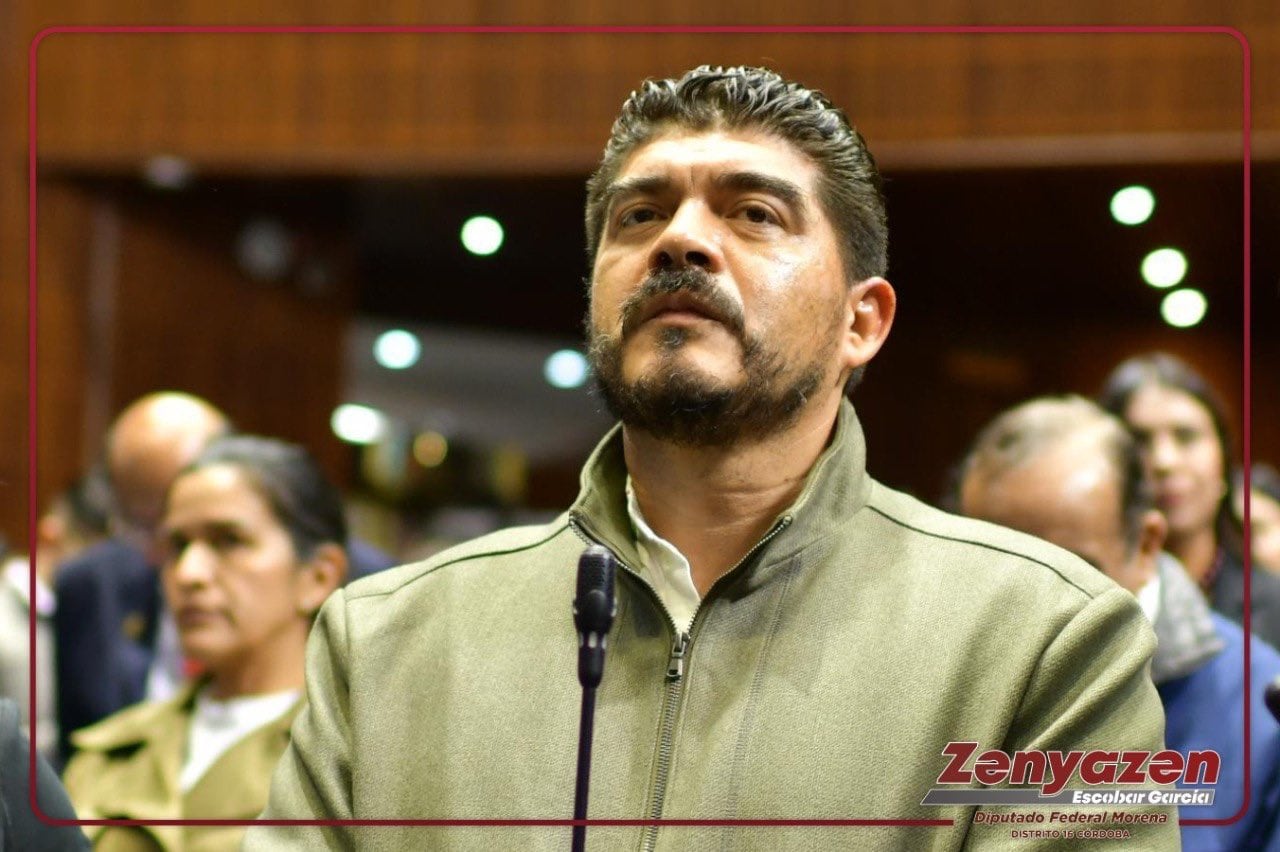 Zenyazen Escobar García, era diputado Federal de Morena por el Distrito 16 de Córdoba. (X: @ZenyazenEscobar)