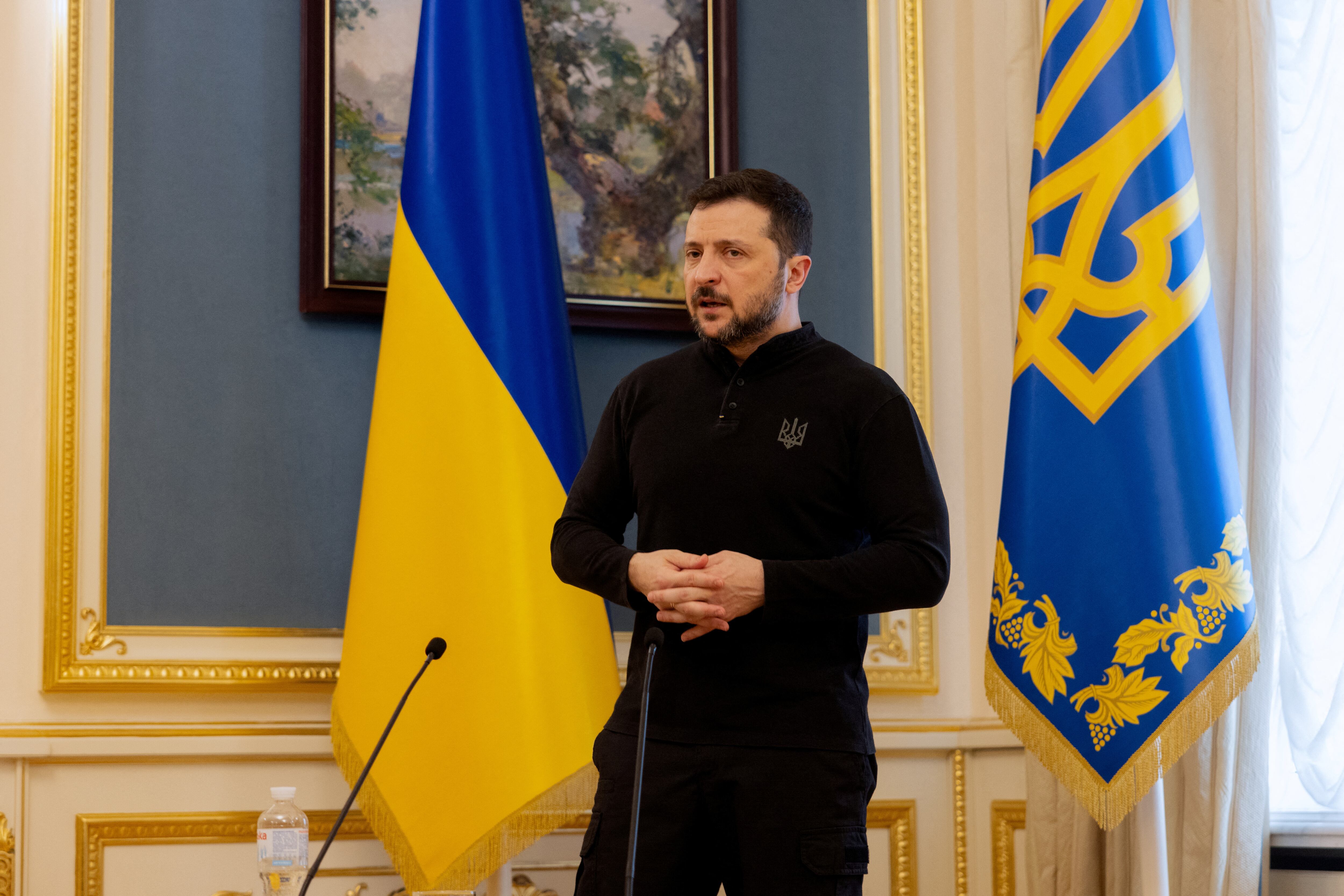 El presidente de Ucrania, Volodimir Zelensky (REUTERS)