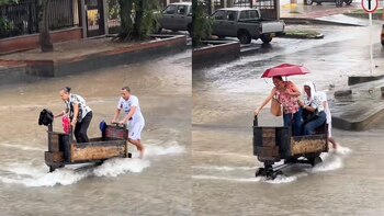Fuertes lluvias durante este martes