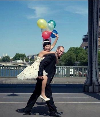 Karina Gao y Dominique Croce