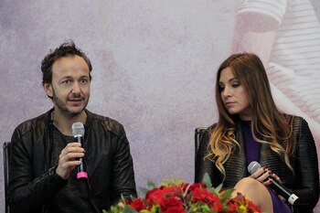 La vocalista del grupo musical