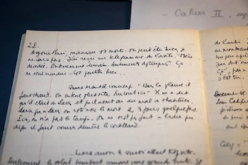 El manuscrito de “El extranjero” y otros textos de Albert Camus ingresaron al patrimonio nacional de Francia