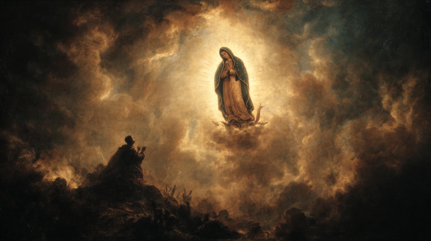 El 9 de diciembre de 1531 fue la primera aparición sobre el cerro del Tepeyac. — (Imagen Ilustrativa Infobae)