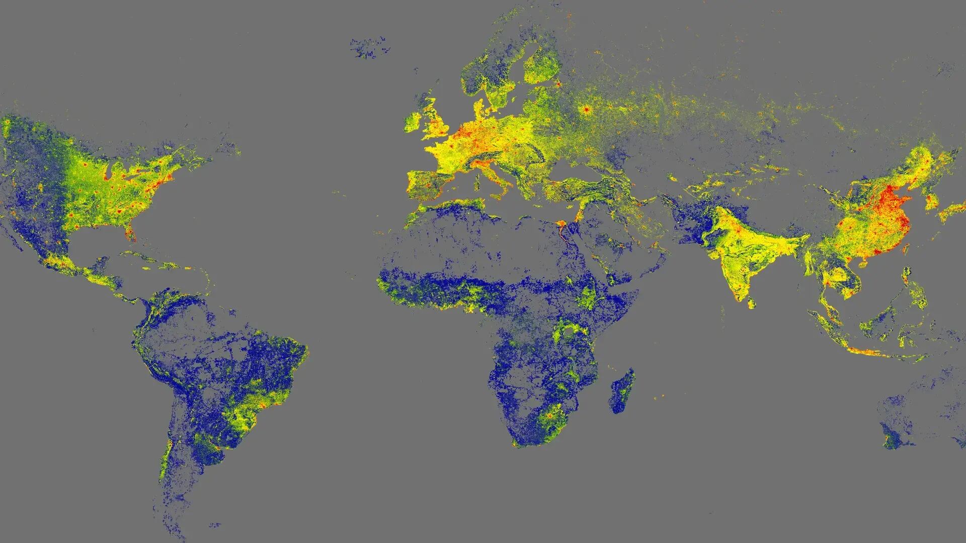 El mapa tridimensional abarca regiones tradicionalmente excluidas, lo que permite detectar desigualdades sociales y urbanización en África, América Latina y Asia. (Technical University of Munich)