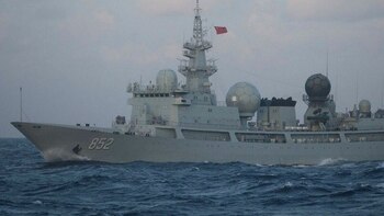 Nave china de espionaje detectada