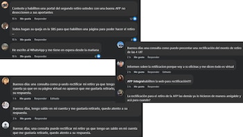 Así piden los afiliados a