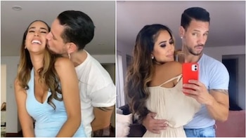 Melissa Paredes y Anthony Aranda